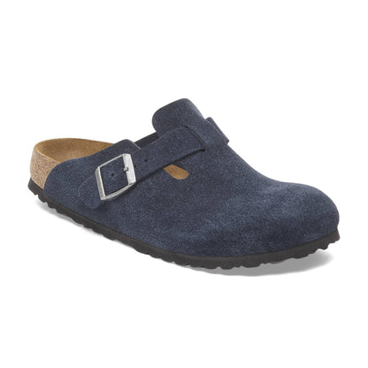 Birkenstock 1030816 Boston Suede Leather New Navy Clogs