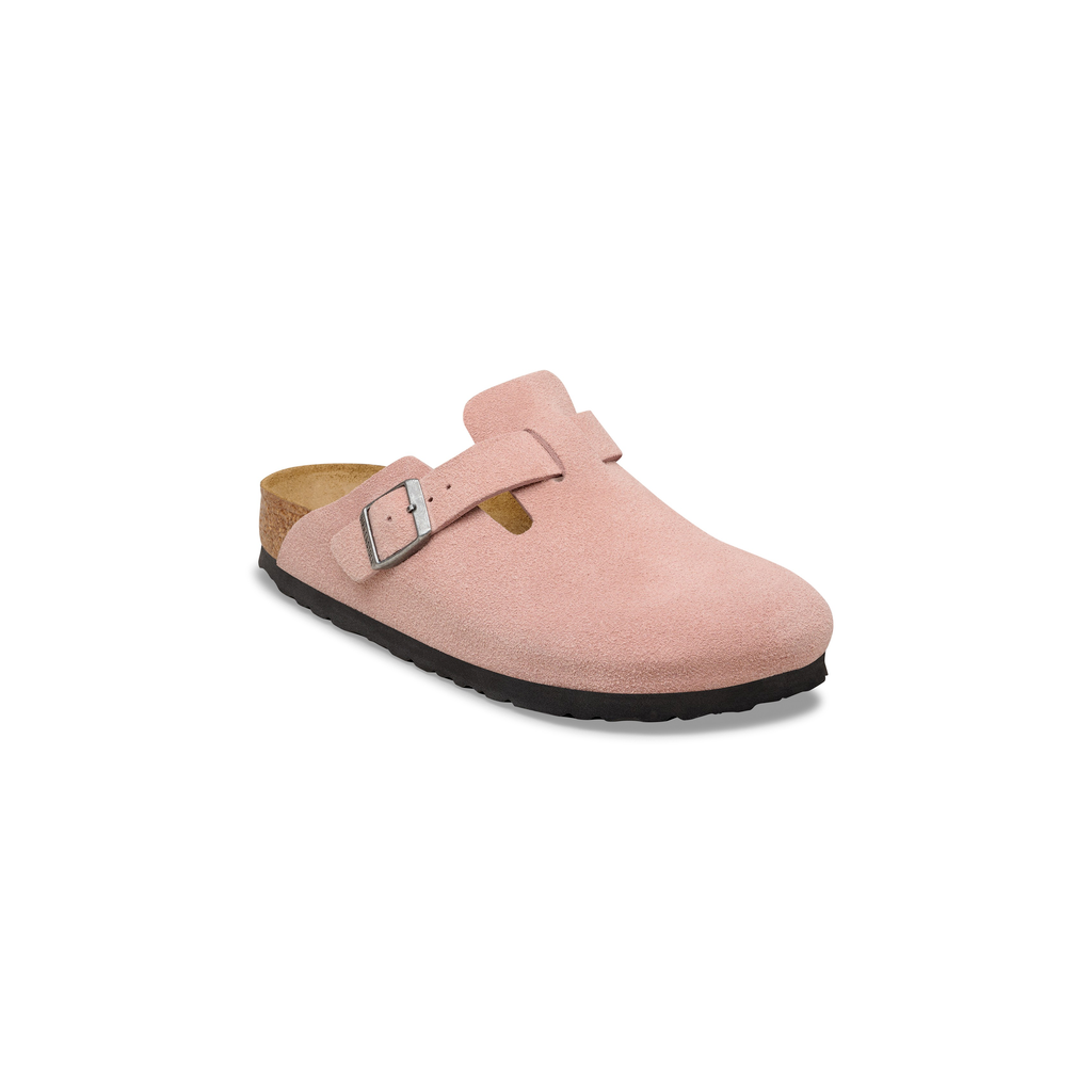 Birkenstock 1031635 Boston Pink Clay Suede Leather Clogs