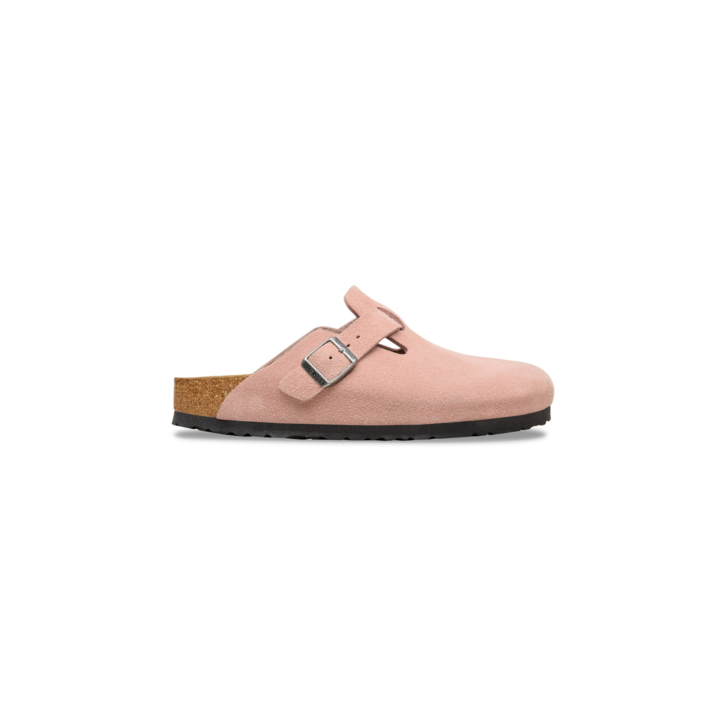 Birkenstock 1031635 Boston Pink Clay Suede Leather Clogs