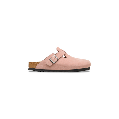 Birkenstock 1031635 Boston Pink Clay Suede Leather Clogs