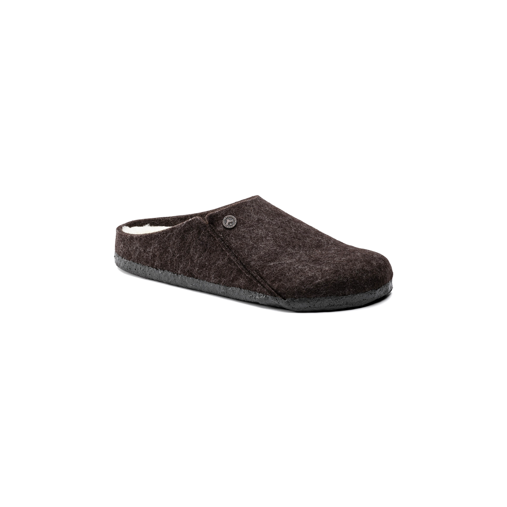 Birkenstock 1016570 Zermatt Shearling Felt Mocha Slippers