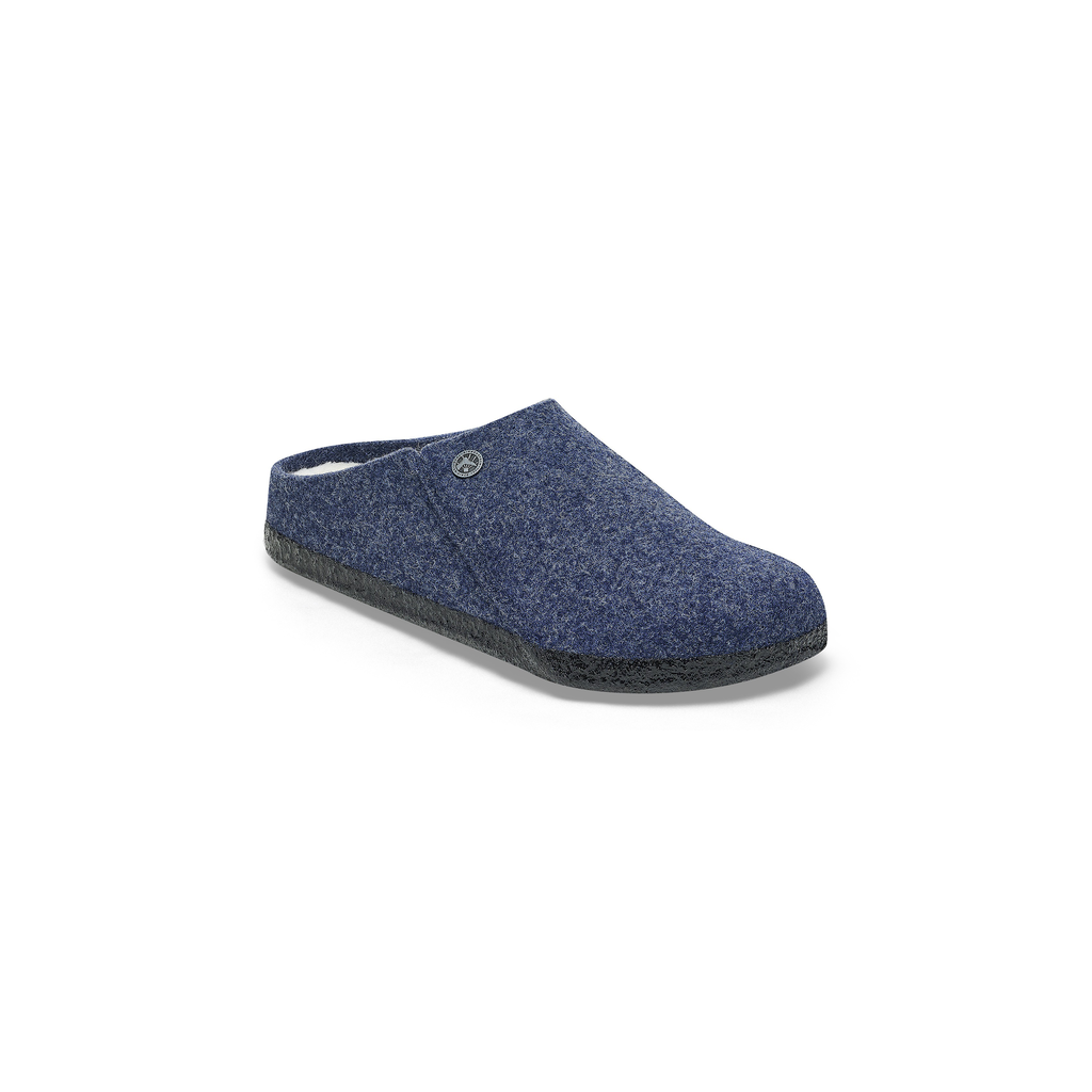 Birkenstock 1017535 Dark Blue Zermatt Shearling Felt Slippers