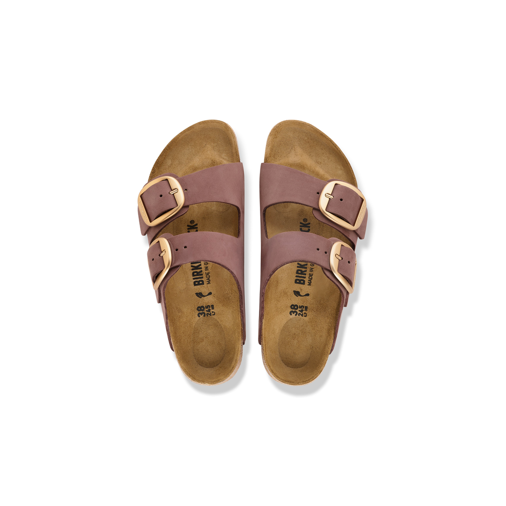 Birkenstock 1032970 Arizona Big Buckle Pepper Nubuck Leather Sandals