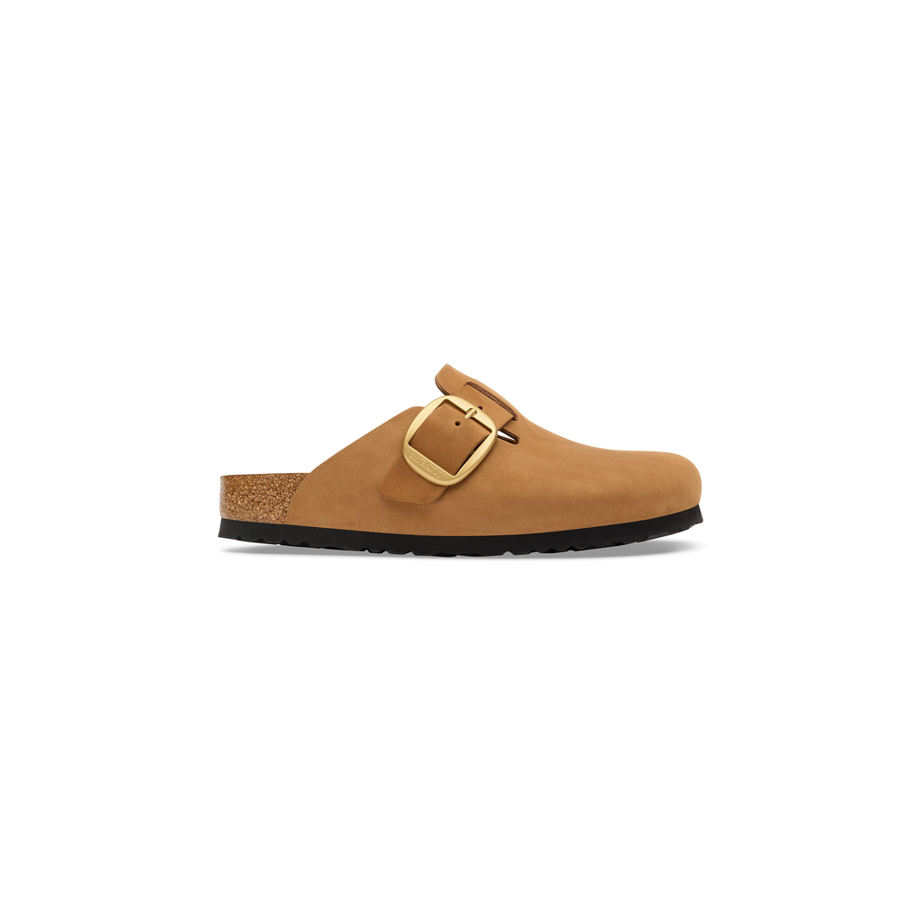 Birkenstock 1032949 Boston Big Buckle Mink Tonal Nubuck Leather Clogs