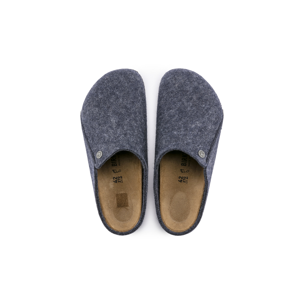 Birkenstock 1017523 Zermatt Felt Dark Blue Slippers