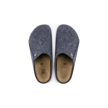 Birkenstock 1017523 Zermatt Felt Dark Blue Slippers