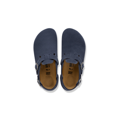 Birkenstock 1030668 Tokio Suede Leather New Navy Clogs with Strap Sizes 38-42