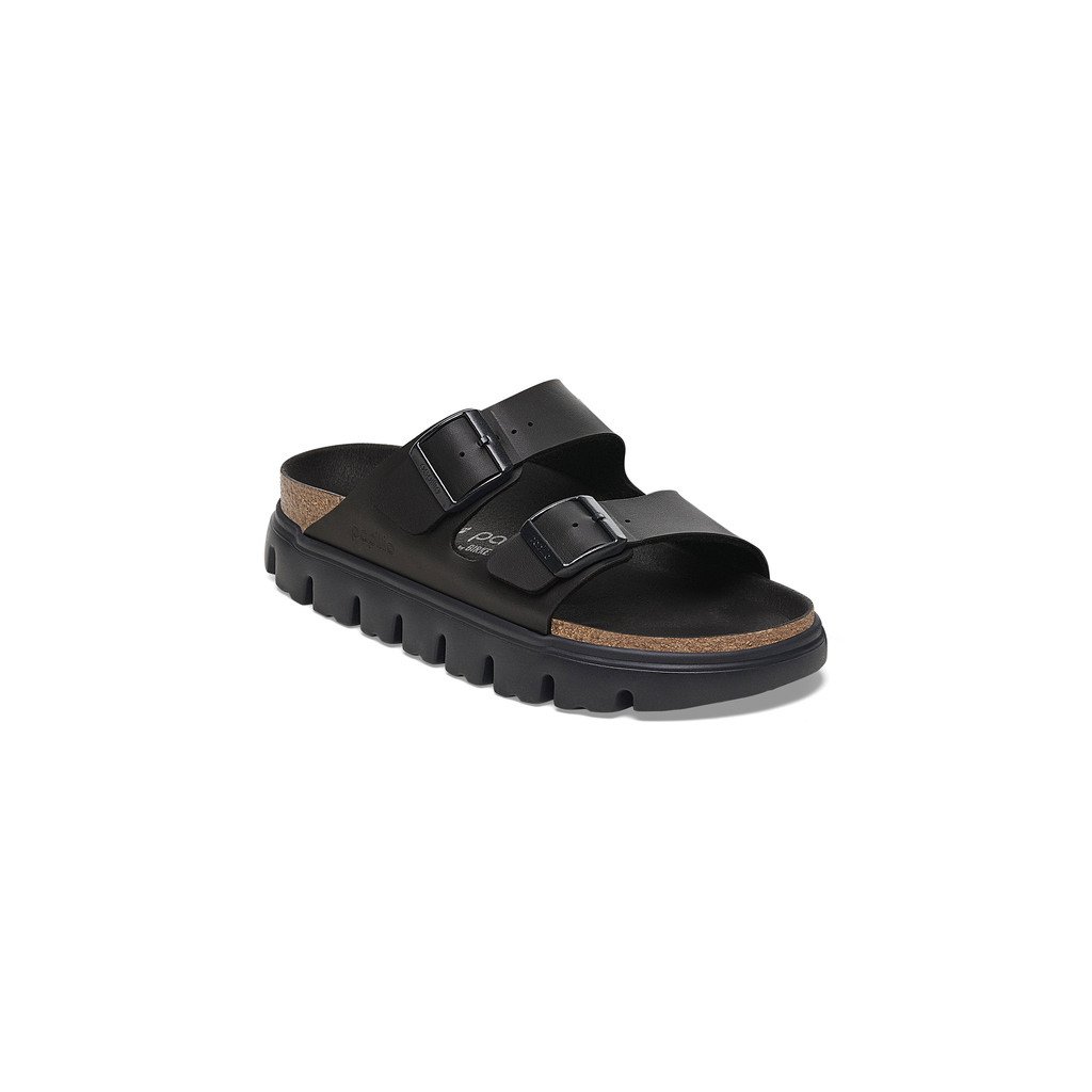 Birkenstock 1029077 Arizona Black Chunky Birko Flor Sandals