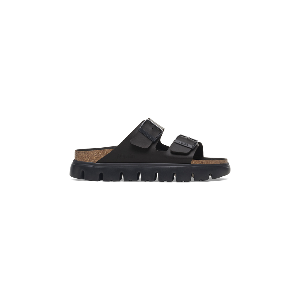 Birkenstock 1029077 Arizona Black Chunky Birko Flor Sandals