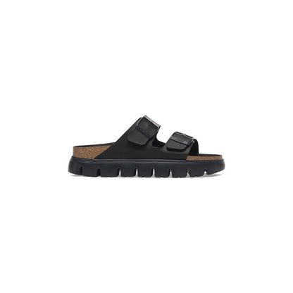 Birkenstock 1029077 Arizona Black Chunky Birko Flor Sandals