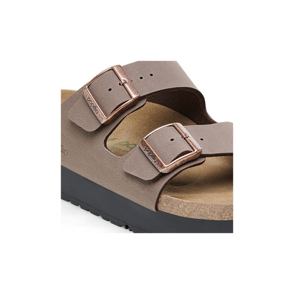 Birkenstock 1027417 Arizona Papillio Mocca Flex Platform Birko-Flor Sandals