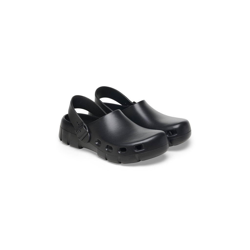 Birkenstock 1027684 Birki Flow EVA Black Clogs with Strap
