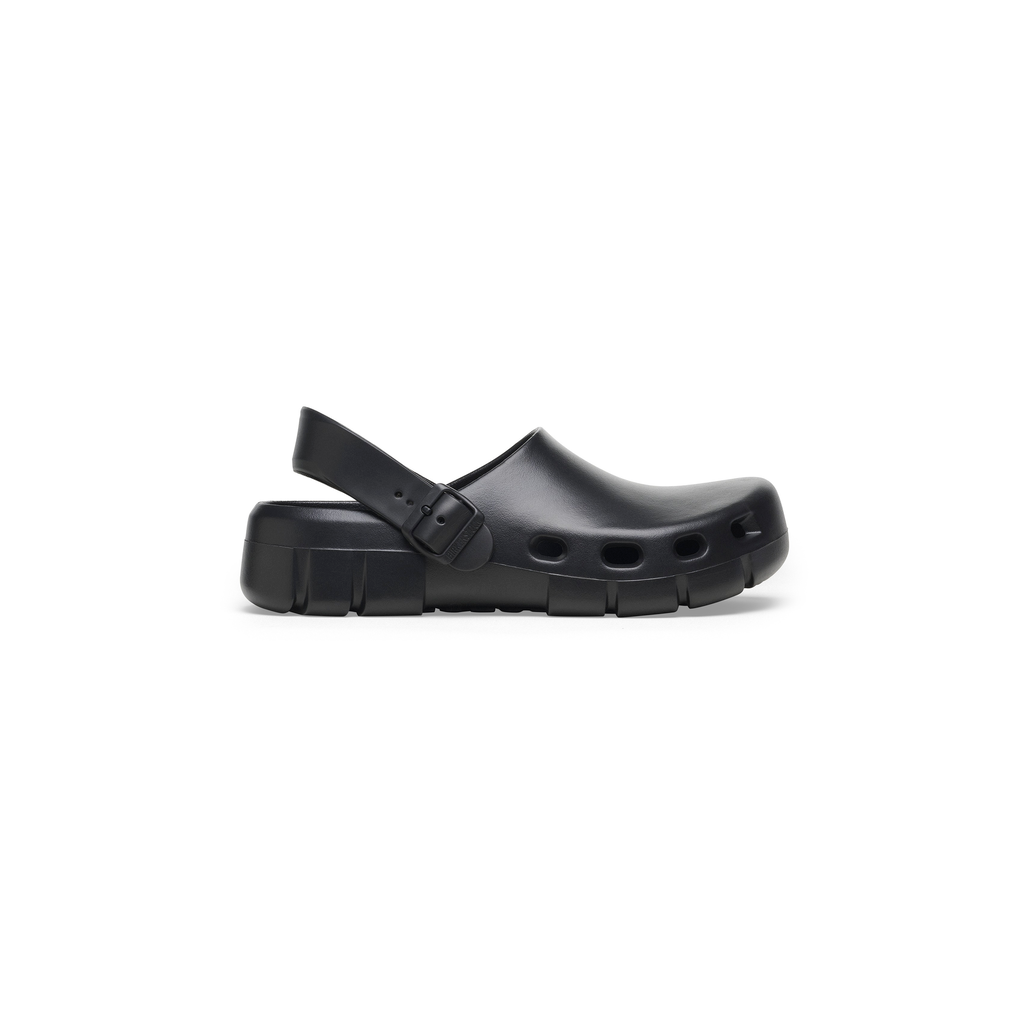 Birkenstock 1027684 Birki Flow EVA Black Clogs with Strap