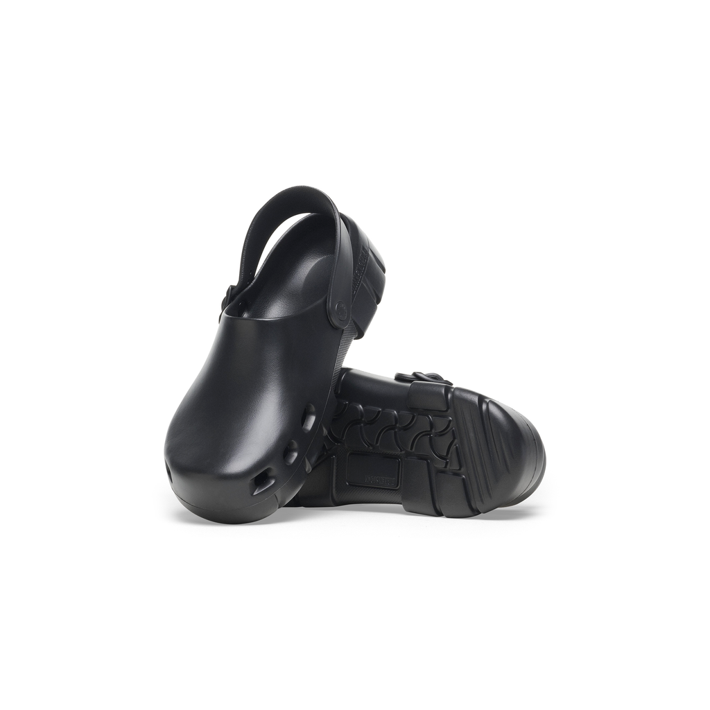 Birkenstock 1027684 Birki Flow EVA Black Clogs with Strap