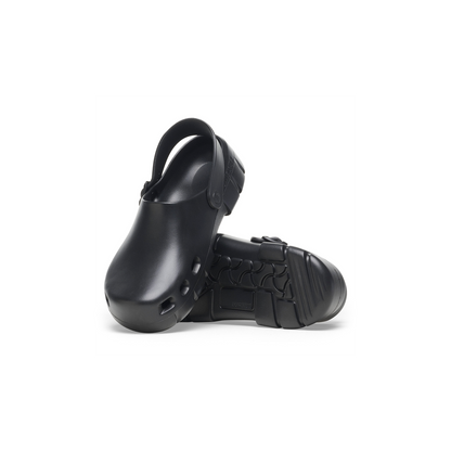 Birkenstock 1027684 Birki Flow EVA Black Clogs with Strap