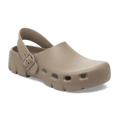 Birkenstock 1030462 Birki Flow EVA Grey Taupe Clogs with Strap