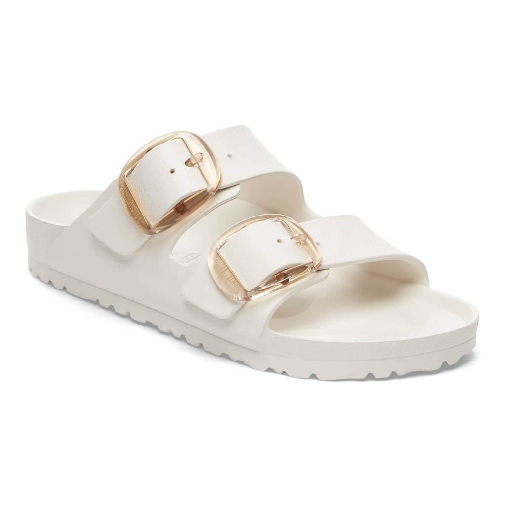 Birkenstock 1029651 Arizona Eggshell Big Buckle EVA Sandals