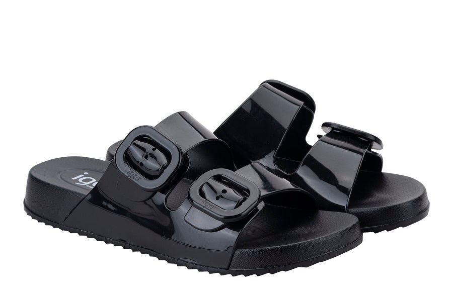 Igor S10334 002 Habana Brillo Black Sandals