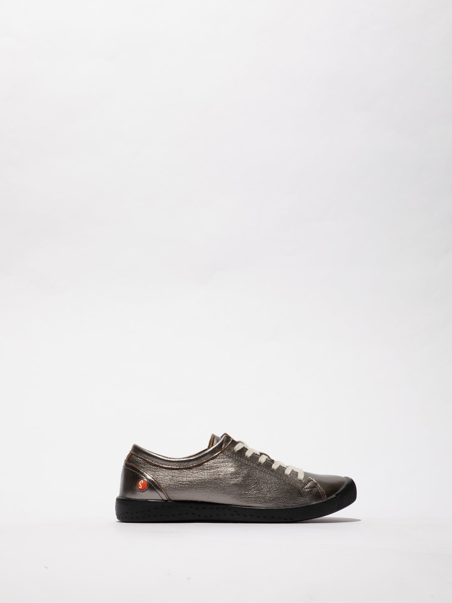 Softinos P900154659 ISLA154SOF Laminato Leather Pewter Graphite Shoes