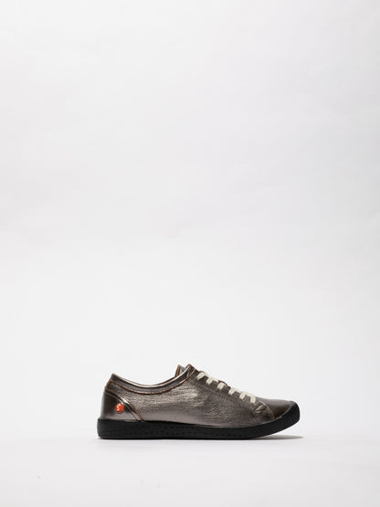 Softinos P900154659 ISLA154SOF Laminato Leather Pewter Graphite Shoes