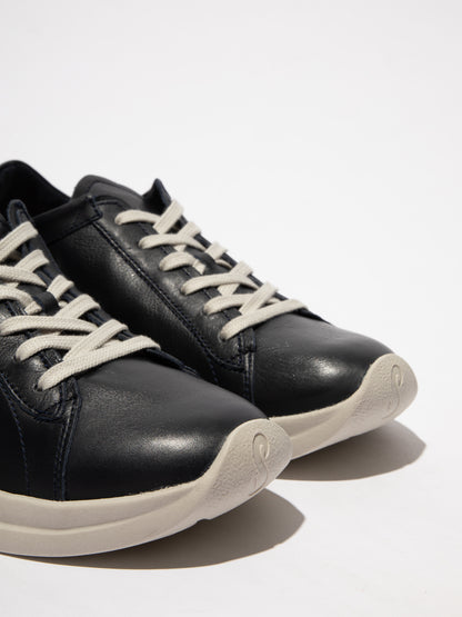 Softinos P900778003 GAJI778SOF Smooth Leather Navy Shoes