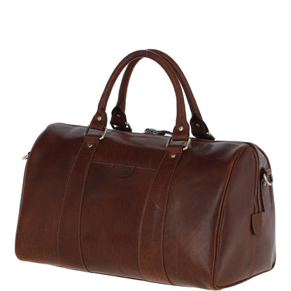 Ashwood Leather T-76 Chestnut Tan Leather Medium Holdall