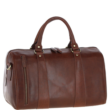 Ashwood Leather T-76 Chestnut Tan Leather Medium Holdall