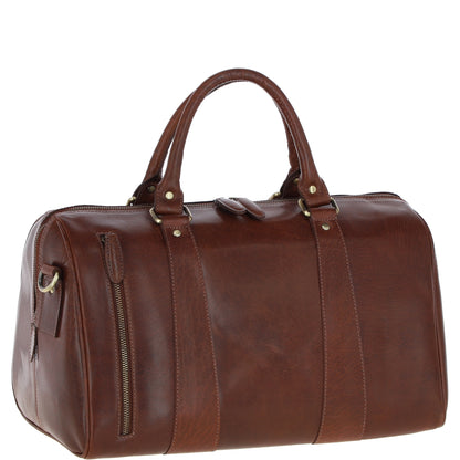Ashwood Leather T-76 Chestnut Tan Leather Medium Holdall