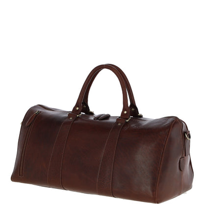Ashwood Leather T-77 Chestnut Tan Leather Large Holdall