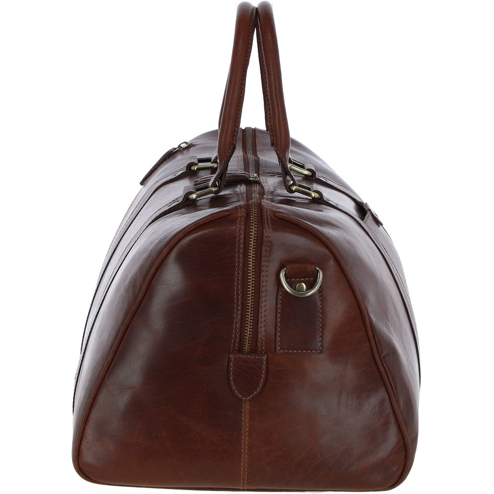 Ashwood Leather T-77 Chestnut Tan Leather Large Holdall