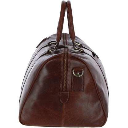Ashwood Leather T-77 Chestnut Tan Leather Large Holdall