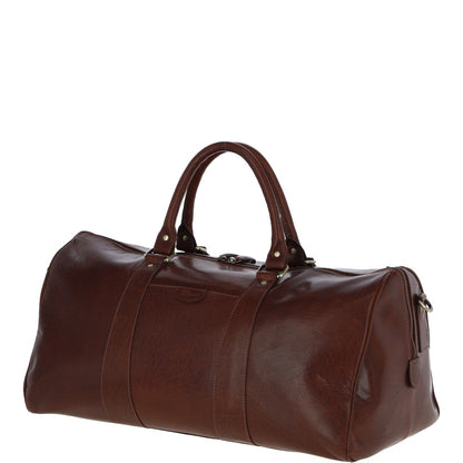 Ashwood Leather T-77 Chestnut Tan Leather Large Holdall