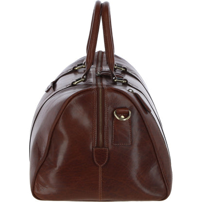 Ashwood Leather T-77 Chestnut Tan Leather Large Holdall