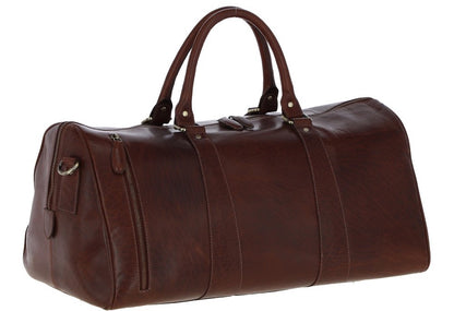 Ashwood Leather T-77 Chestnut Tan Leather Large Holdall