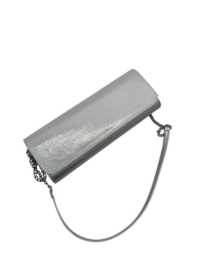 Emis T20 S/sp White Silver Clutch Bag