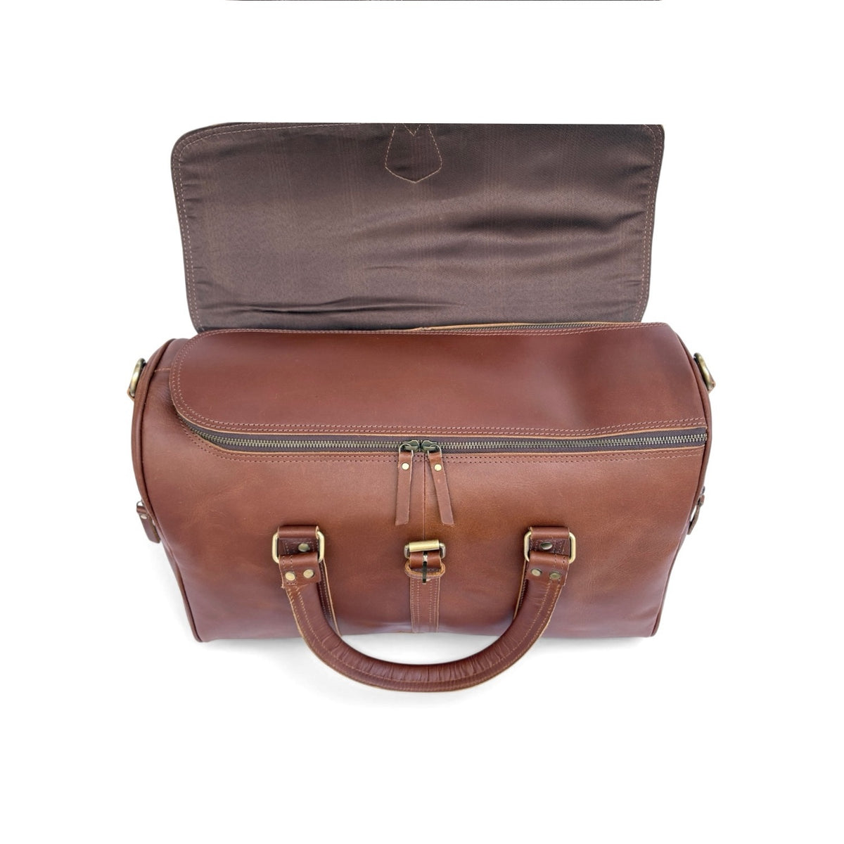 TWM TWM201LB TB-201 LB/O Leather Travel Bag
