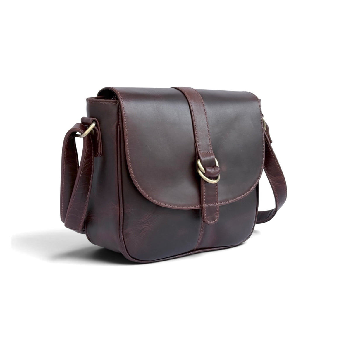 TWM TWM252 Dark Brown DW Leather Ladies Bag