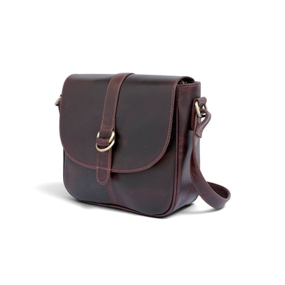 TWM TWM252 Dark Brown DW Leather Ladies Bag