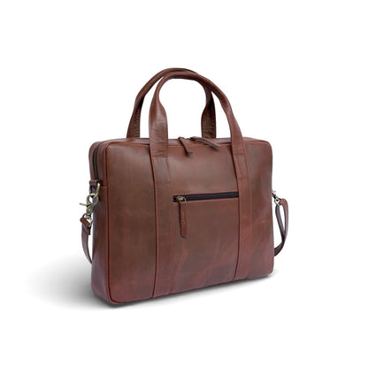 TWM TWM313 Brown Leather Portfolio Bag