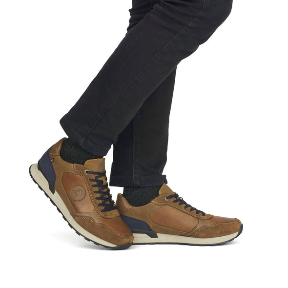 Rieker Evolution U0305-24 Tan Brown Combi Sneakers
