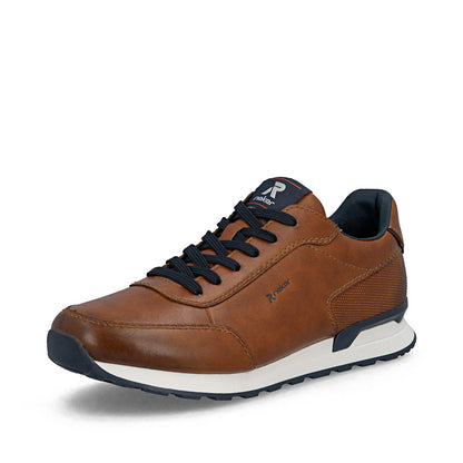 Rieker U0314-24 Tan & Navy G 1/2 Fit Sneakers