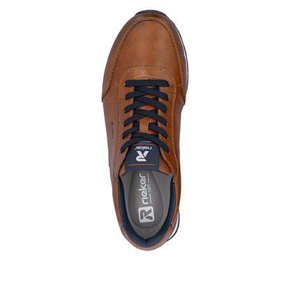 Rieker U0314-24 Tan & Navy G 1/2 Fit Sneakers