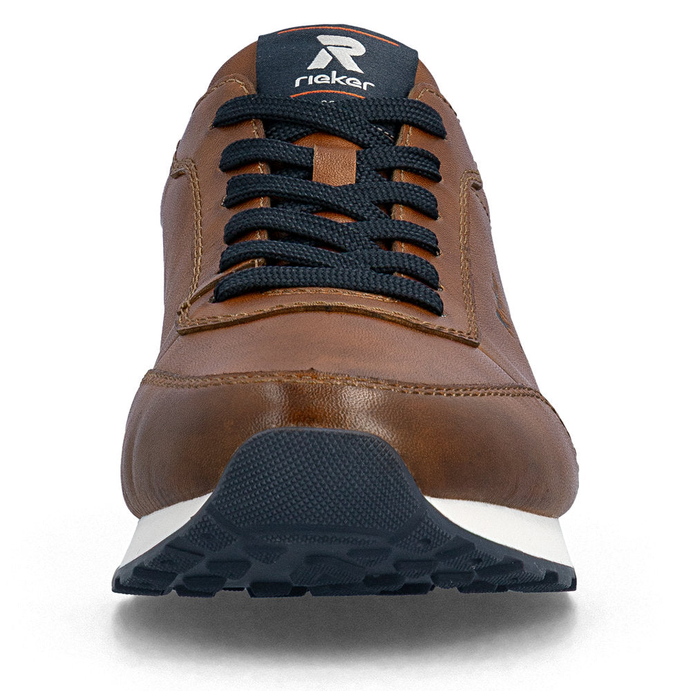 Rieker U0314-24 Tan & Navy G 1/2 Fit Sneakers