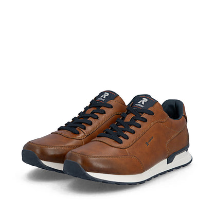 Rieker U0314-24 Tan & Navy G 1/2 Fit Sneakers