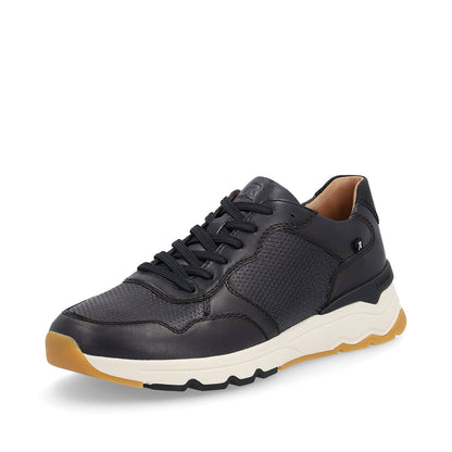 Rieker Evolution U0900-14 Navy & Black Lace Trainers