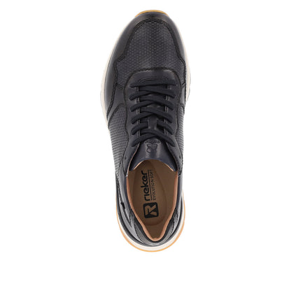 Rieker Evolution U0900-14 Navy & Black Lace Trainers