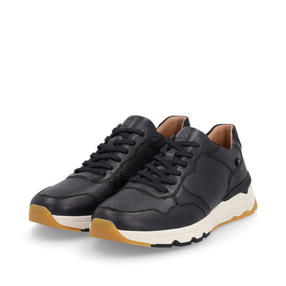 Rieker Evolution U0900-14 Navy & Black Lace Trainers