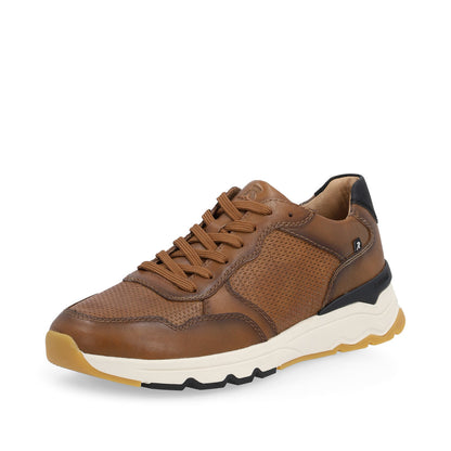 Rieker Evolution U0900-24 Brown & Black Lace Trainers