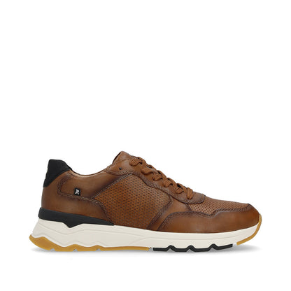 Rieker Evolution U0900-24 Brown & Black Lace Trainers