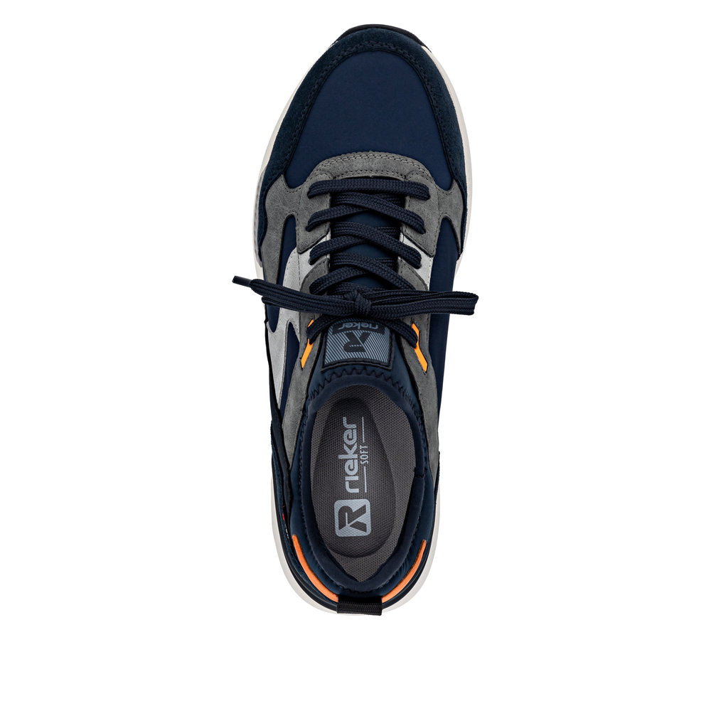 Rieker Soft U1403-15 Navy Combi TEX Sneakers